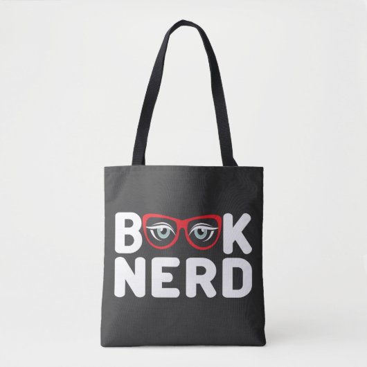 Nerd buchen tasche (Vorderseite)