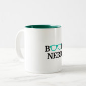 Nerd buchen zweifarbige tasse (Vorderseite Links)