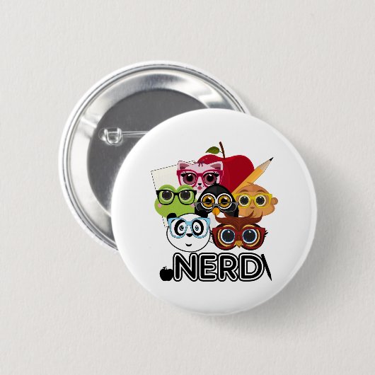 Nerd Button (Vorne & Hinten)