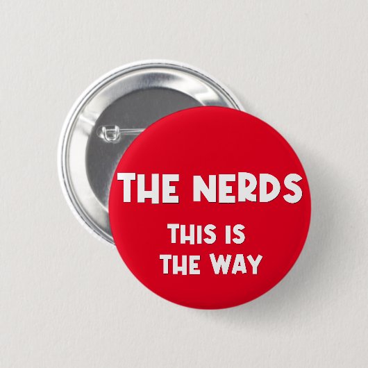 Nerd Button (Vorne & Hinten)