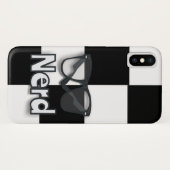 NERD Case-Mate Barely There iPhone X Case (Rückseite (Horizontal))