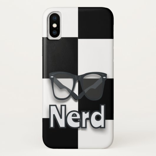NERD Case-Mate Barely There iPhone X Case (Rückseite)
