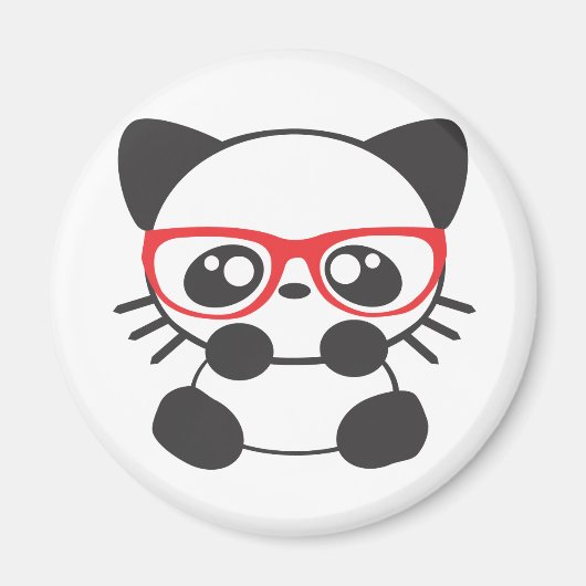 Nerd Cat Magnet (Vorne)