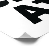 Nerd-Chemiker am Arbeitsplatz Poster (Ecke)