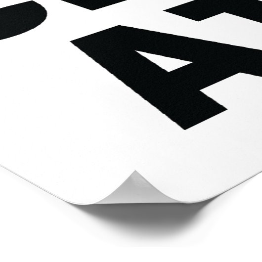 Nerd-Chemiker am Arbeitsplatz Poster (Ecke)