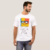 Nerd der Farbblockleuchte T-Shirt (Vorne ganz)