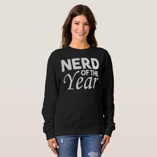Nerd des griechischen Spaßes 1 Sweatshirt (Vorne ganz)