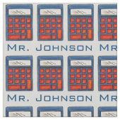 Nerd des personalisierten Mathematiklehrers Stoff (Nahaufnahme)