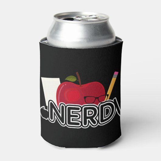 Nerd Dosenkühler (Kanne Vorderseite)