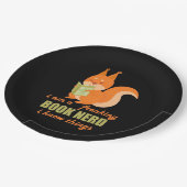 Nerd Eichhörnchen Pappteller (Schrägansicht)