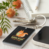 Nerd Eichhörnchen Schlüsselanhänger (Vorderseite rechts)