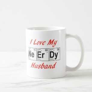 Nerd-Elemente-Mann Kaffeetasse