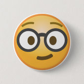Nerd Emoji Button (Vorderseite)