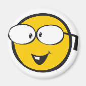 Nerd Emoji Magnet (Vorne)