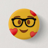Nerd Emoji mit Herz