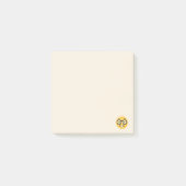 Nerd Emoji Post-it Klebezettel (Vorderseite)