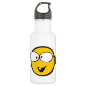 Nerd Emoji Trinkflasche (Vorderseite)