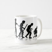 Nerd Evolution Kaffeetasse (VorderseiteRechts)