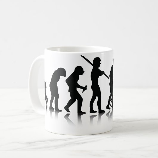 Nerd Evolution Kaffeetasse (Vorderseite Links)