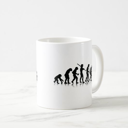 Nerd Evolution Kaffeetasse (VorderseiteRechts)