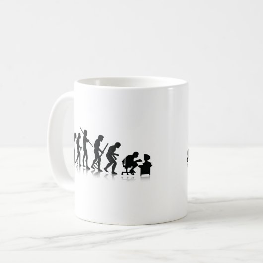 Nerd Evolution Kaffeetasse (Vorderseite Links)