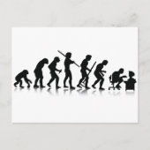 Nerd Evolution Postkarte (Vorderseite)