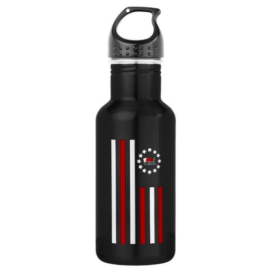 Nerd - Flagge Trinkflasche (Vorderseite)