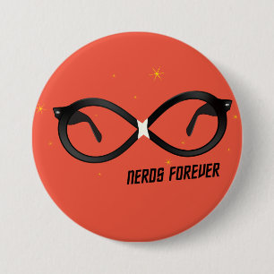Nerd Forever Button