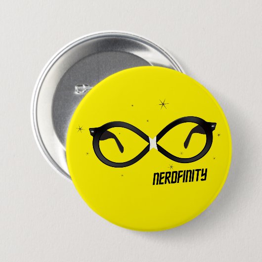 Nerd Forever Button (Vorne & Hinten)