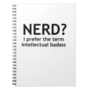 Nerd? Funny, Geeky Design Notizblock