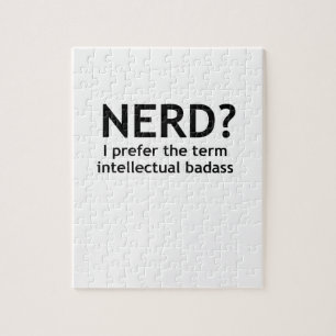 Nerd? Funny, Geeky Design Puzzle