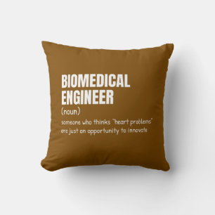 Nerd für biomedizinische Technik Kissen