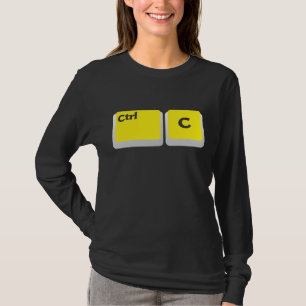 Nerd für Computerprogramme, Strg C Copy Paste Spa T-Shirt