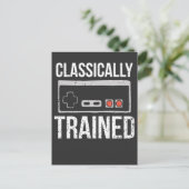 Nerd für Videospielcontroller Postkarte (Stehend Vorderseite)