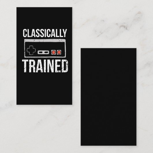 Nerd für Videospielcontroller Visitenkarte (Vorne/Hinten)