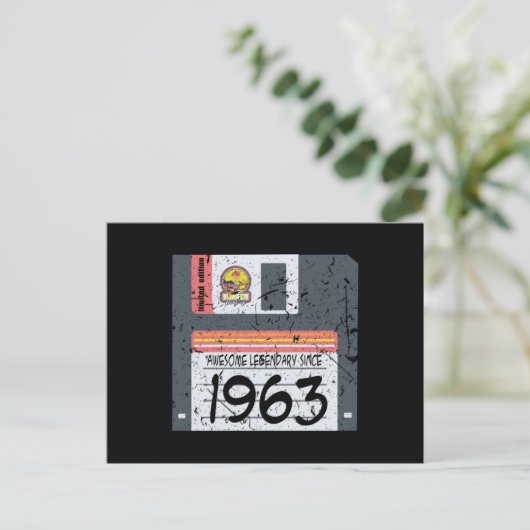 Nerd Geburtstag 196 Postkarte (Stehend Vorderseite)