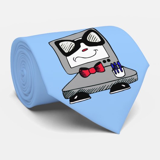 Nerd Geek Krawatte (Gerollt)