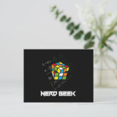 Nerd Geek Mah Informatik Funny Gift Idee Postkarte (Stehend Vorderseite)