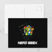 Nerd Geek Mah Informatik Funny Gift Idee Postkarte (Vorne/Hinten)