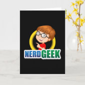 Nerd Geek Science Mathematik Computer Funny Gift I Karte (Gelbe Blume)