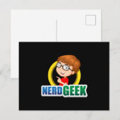 Nerd Geek Science Mathematik Computer Funny Gift I Postkarte (Vorne/Hinten)