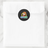 Nerd Geek Science Mathematik Computer Funny Gift I Runder Aufkleber (Tasche)