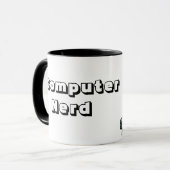 Nerd Geek Tasse (Vorderseite Links)