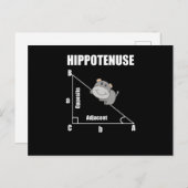 Nerd Geometrie Hippotenuse Hypotenuse Math Postkarte (Vorne/Hinten)