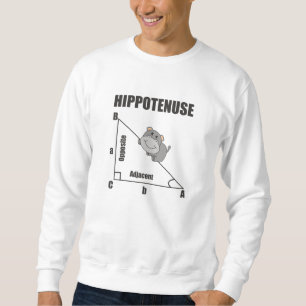 Nerd Geometrie Hippotenuse Hypotenuse Math Sweatshirt