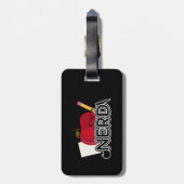 Nerd Gepäckanhänger (Rückseite vertikal)