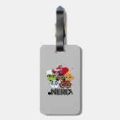 Nerd Gepäckanhänger (Rückseite vertikal)