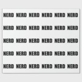 NERD GESCHENKPAPIER (Flach)
