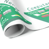 Nerd Geschenkpapier (Rolleneckpunkt)