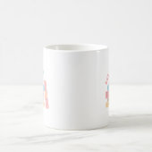 Nerd Girl Retro Design Kaffeetasse (Mittel)